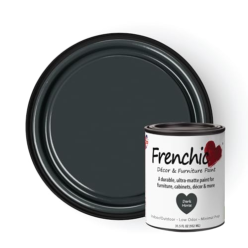 Frenchic Ultra Matte No-Prep Chalk Furniture Paint, Dark Horse - color: Dark Horse