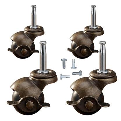 2" Ball Caster Wheels with Brake,5/16" x 1-1/2" Stem - style: Ball caster 2.0 inch with Brake