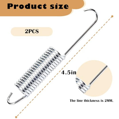 4-1/2Inch Long Neck Hook Recliner Tension Spring Replacement Extension Part