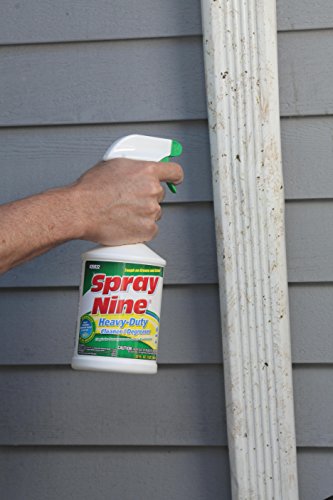 Spray Nine 26810 Heavy Duty Cleaner, Degreaser & Disinfectant for Kitchens, Bathrooms, Yard Equipment, Automotive & Industrial 32 Fl Oz. (Pack of 1) - size: 32 Fl Oz (Pack of 1), style: New Packaging