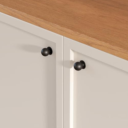 homdiy 25 Pack 15/16in Matte Black Cabinet Knobs - color: Black