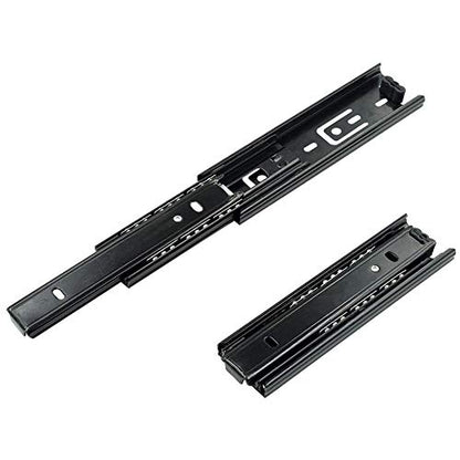 5 Inch Full Extension Drawer Slides Mini Ball Bearing Mount Drawer Slide for Cabinet Short Drawer Slides 1 Pair Black - size: 5 Inch
