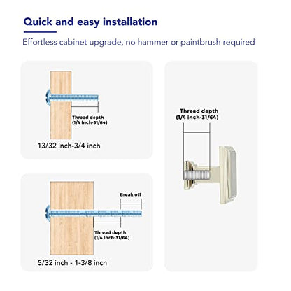 Ravinte Hardware Gold Cabinet Pulls, Single Hole, 5 Pack - color: Brushed Nickel, size: Single Hole