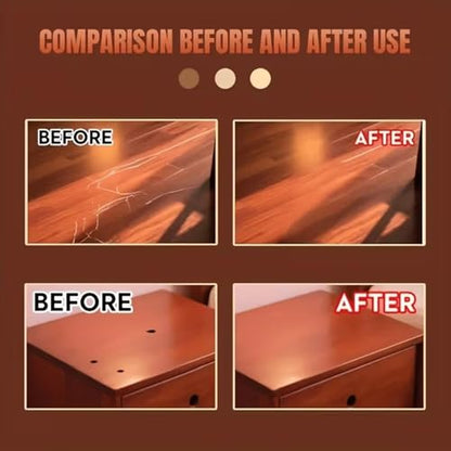 Wood Filler Repair Wax - Hardwood Floor Restorer, Furniture Scratch Repair