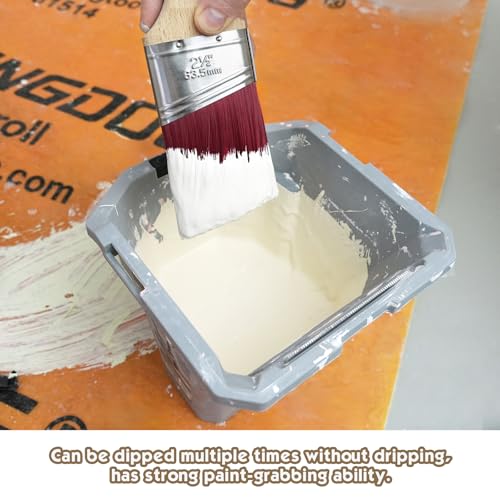ROLLINGDOG 2.5" Angular Paint Brush - size: 2.5"Paint Brush