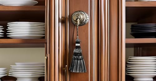 Noblesse Collection Elegant Hand Crafted 4" (10cm) Key Tassel (NKT) Silver Grey Black Multicolor #SGB (Pure Black, Light Grey, Grey Silver) Individually Sold - color: Silver Grey Black Multicolor (Color# Sgb)
