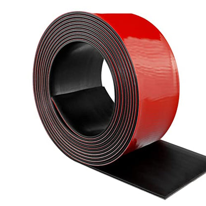 LSGCQ Neoprene Rubber Strips with Adhesive Backing Rubber Sheets - size: 3” Wide x 1/5" Thick x 10' Long