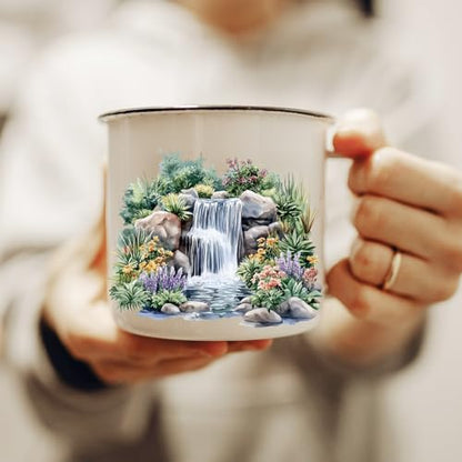 GLOBLELAND 18 Sheets Natural Scenery Rub on Transfers Mountains and Rivers Landscape Waterproof UV DTF Cup Wraps Waterfall Forest Winter Seasons Decals Stickers for Water Glass Bottle Vase Crafts - style: Scenery