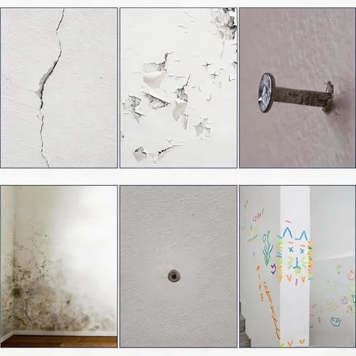 2 Pcs Drywall Repair Paste with Scraper, New Drying Wall Mending Agent, Quick Wall Repair for Holes, Cracks, Scratches, Home DIY Fix, Multi-Functional Spackle Wall Repair Kit