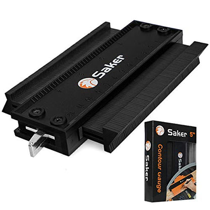 Saker Contour Gauge Profile Tool 5 Inch Black - style: 5inch Black