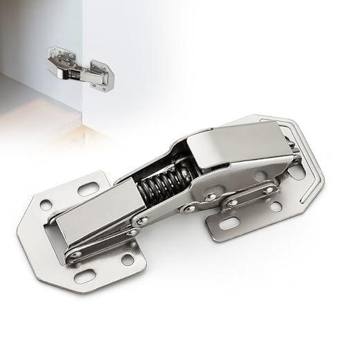 Ravinte Hidden Cabinet Hinges, Concealed Cabinet Hinges Soft Close, 10 Pack