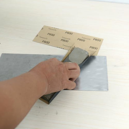 30Pcs 9 x 3.6 Inchs 800 Grit Wet and Dry Handmade Universal Sanding Sheets, Suitable for Woodworking Furniture/Automobiles/Metal/Lacquer Polishing Sandpaper - style: 800 Grit