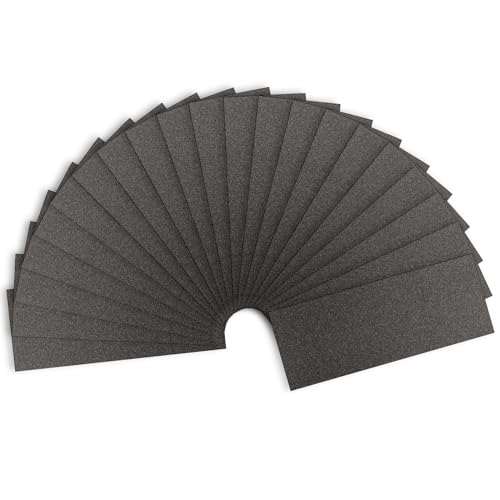 Sandpaper 120 Grit, Wet Dry Sand Paper 9 x 3.6 Inch - size: 9 x 3-2/3 Inch, style: 120Grit
