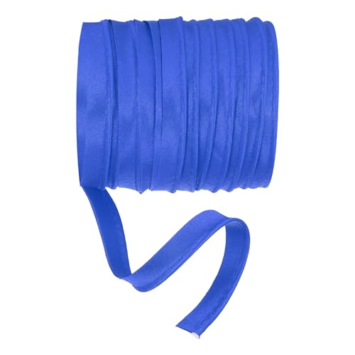 YELARXI Maxi Piping Bias Tape, 5 Yards Piping Trim with Cord Satin Binding Lip Cord Trim Fit for Sewing Garment Webbing Trimming Crafts Decorating - (Navy Blue) - color: Navy Blue