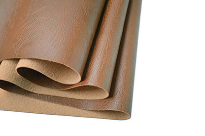 Wento Thick Faux Leather Fabric Soft Skin Grain PU Leather for Furniture Cover Reupholster Sofa Chairs Cushions Vinyl Upholstery (1 Yard, Camel Tan) - color: Camel Tan, size: 1 Yard (54" x 36")