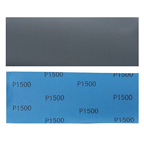 LotFancy 1500 Grit Sandpaper, 45PCS, 9 x 3.6 Dry Wet Sand Paper, Silicon Carbide Sanding Sheet for Metal Automotive Wood Furniture Sanding, Polishing, Finishing - size: 1500Grit