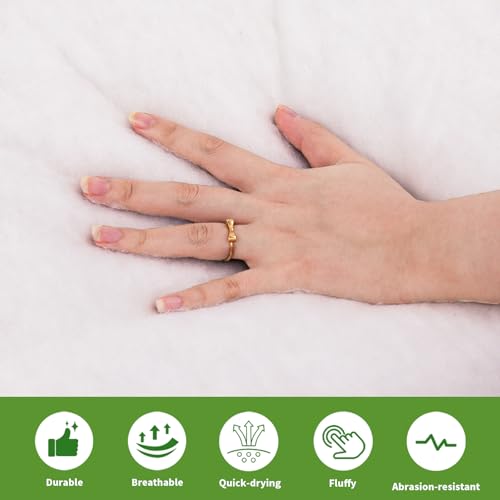 Upholstery Batting - 1/2 inch Thick Polyester Batting for Cushions, High Loft Cushion Wrap & Furniture Padding - 36" x 5 Yds - Super Soft Polyfill Batting for DIY, Sofa & Chair Repair - size: 36In x 5 Yards