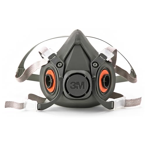 3M Half Facepiece Reusable Respirator 6300, NIOSH, Large - style: Large