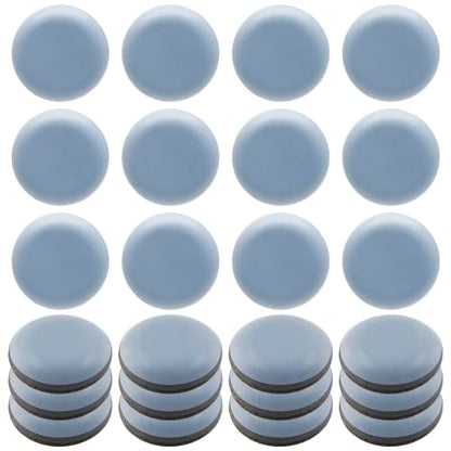 24pcs 3/4" (19mm) Self-Adhesive Furniture Sliders - size: 3/4 inch (19mm)