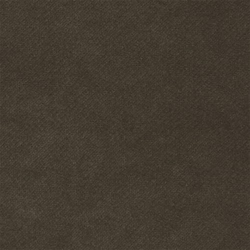Liz Jordan Hill Luxury Velvet Upholstery Fabric AC Bellagio - 131 Truffle - color: 131 Truffle, size: 10 Yard (54" X 360") Continuous Yards