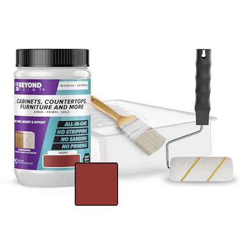 Beyond Paint Furniture, Cabinets and More All-in-One Refinishing Kit/Color- Poppy - color: Poppy