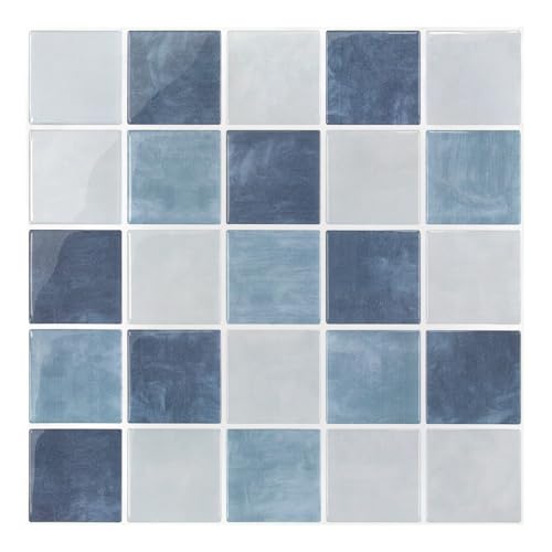 Thicker 3D Backsplash Tiles Peel and Stick for Modern Home Decor - color: ST-SM-W