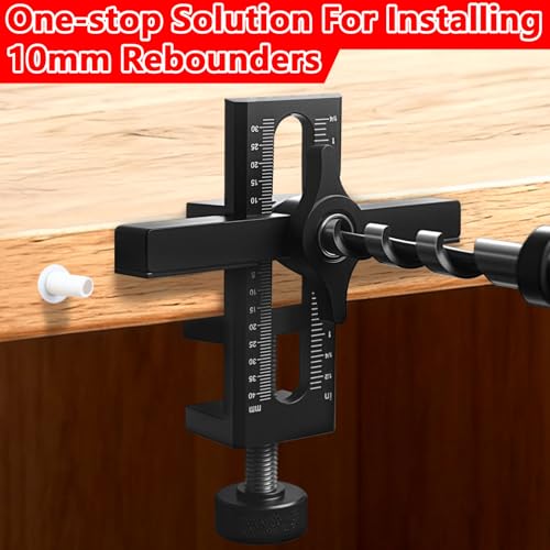 2 in 1 Cabinet Door Installation Jig Adjustable Hinge Drill Locator Tool