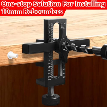 2 in 1 Cabinet Door Installation Jig Adjustable Hinge Drill Locator Tool