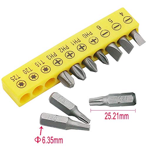 L-Shaped Screwdriver Set, 10-Piece Double Head