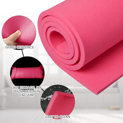 Amylove 1 Pack Upholstery Foam Sheet, 1/2" X 24" X 72",hot Pink - color: Hot Pink, size: 1/2" X 24" X 72"