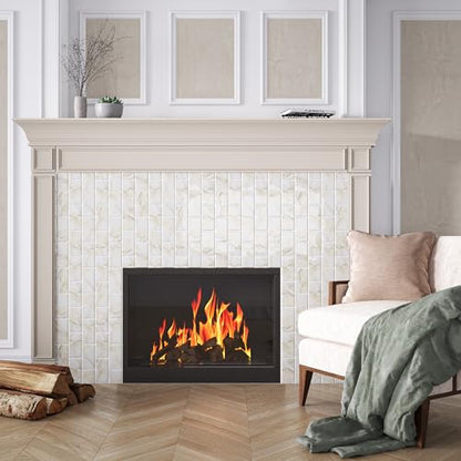 VEELIKE Gold Marble Subway Tile Peel and Stick Backsplash for Kitchen Back Splash Tile Stickers 6-Sheets Adhesive Stick on Backsplash Peel and Stick for Bathroom Renter Friendly Wall Tiles 12''x12'' - size: Box of 6 Tiles
