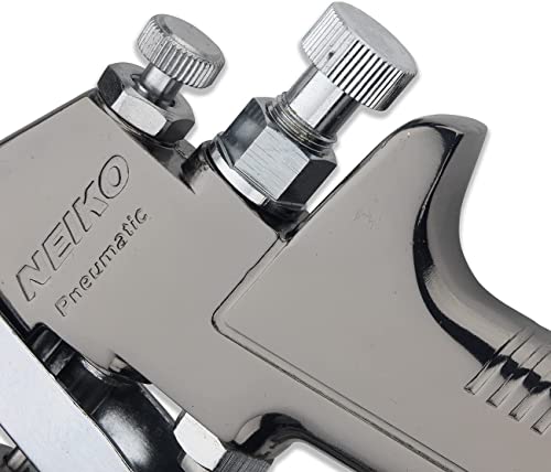 NEIKO 31216A Air Spray Paint Gun, HVLP with Gravity Feed, 2.0 MM Nozzle, 600 CC Capacity, Spray Gun Paint Sprayer for Walls, Automotive, Home Improvement - style: 2.0mm nozzle