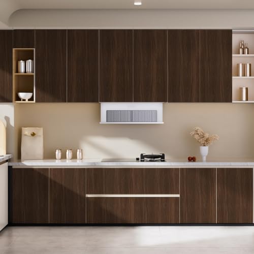 Arthome Cherry Wood Contact Paper Peel and Stick Wallpaper 23.6"x200" - color: Cherry Wood, size: 23.6" x 200"