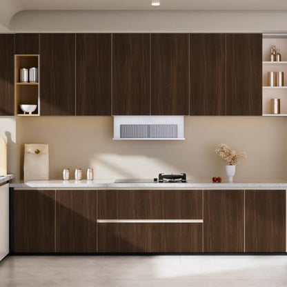 Arthome Cherry Wood Contact Paper Peel and Stick Wallpaper 23.6"x200" - color: Cherry Wood, size: 23.6" x 200"