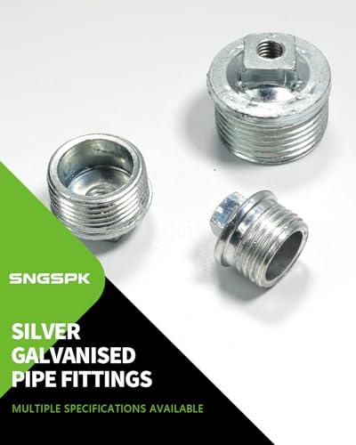 Pipe Plug with Threaded Hole, Square Head Pipe Plug Connector, Threaded Wheel Connector for DIY Furniture, Table Legs and Cabinet trolleys,(Pack of 4) (3/4 INCH) - size: 3/4 INCH