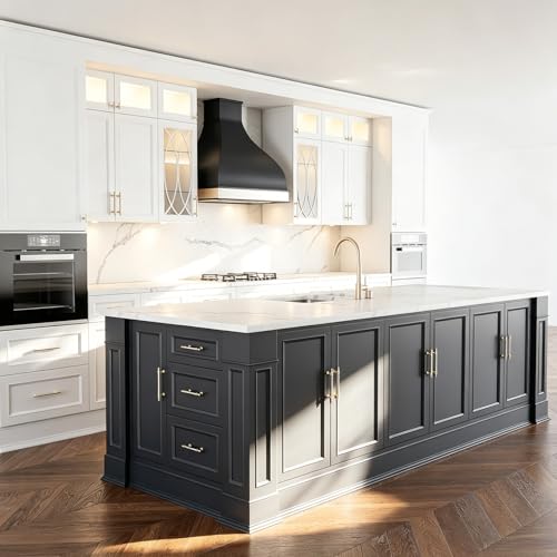 Rergy 10 Pack 3-3/4 Inch Hole Center Brushed Nickel and Gold Cabinet Pulls - color: Brushed Nickel&Gold, size: 3-3/4in Hole Center(96mm)