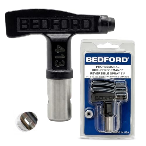 Bedford 33-7413-3 Reversible Airless Spray Tip, .013" Orifice, 8-10" Fan - size: .013", style: 8"- 10" Fan - 3 Pack