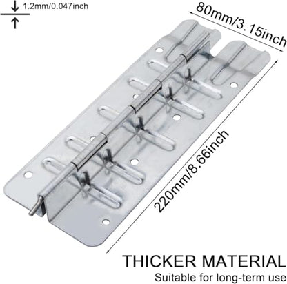8" Pallet Collar Hinges for Raised Garden Bed Brackets 8 PCS – Heavy Duty Corner Connectors for Stackable Wooden Raised Flower Beds, Storage Boxes Corner Brackets with Removable Pin
