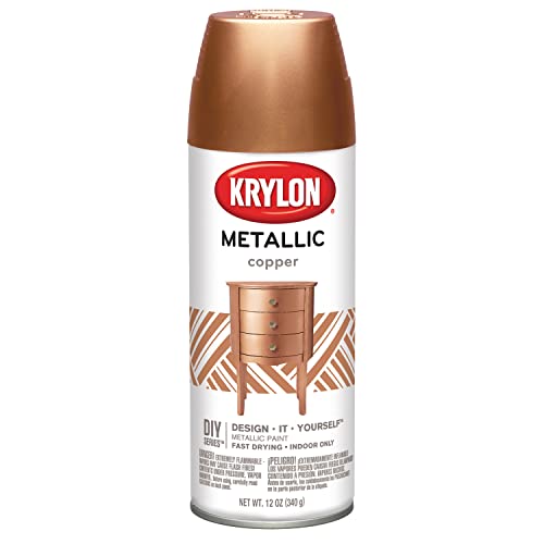 Krylon K02203 General Purpose, 12 Ounces BRILLIANT SPRAY PAINT METALLIC COPPER - color: Copper