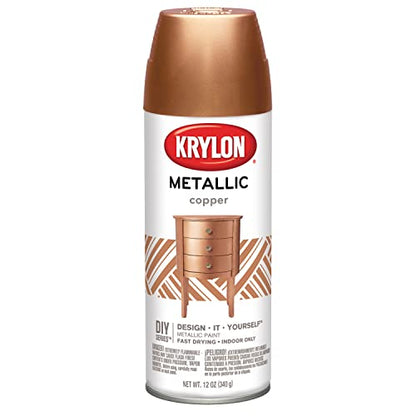 Krylon K02203 General Purpose, 12 Ounces BRILLIANT SPRAY PAINT METALLIC COPPER - color: Copper