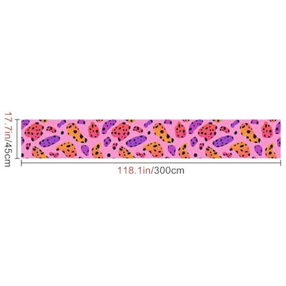 HOMETITUTE Leopard Spot Peel and Stick Wallpaper 118.1x17.7 Inch Vinyl - color: Abstract Leopard Spot