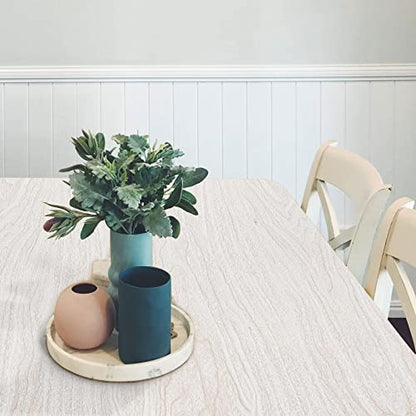 White Wood Wallpaper Wood Grain Contact Paper for Cabinet511in17.7in - size: 17.7"W x 511"L