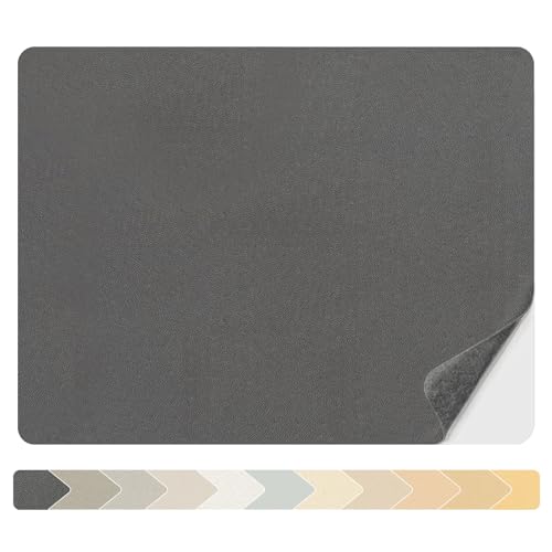 Numola Leather Repair Patch, 8×11 Inch Self-Adhesive Gray - color: Gray, size: 8×11inch