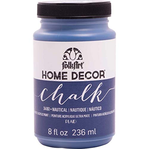 FolkArt 34161 Home Decor Chalk Furniture & Craft Paint in Assorted Colors, 8 ounce, Nautical - color: Nautical