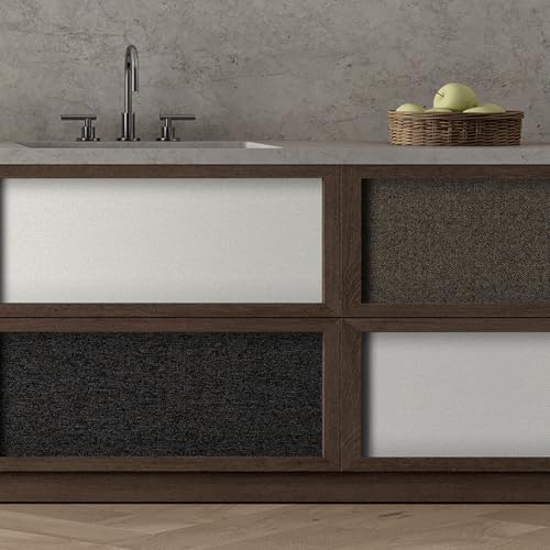 SHUFA White Cotton-Like Textured Grasscloth Wallpaper Matte Thick Real Woven Fabric Peel and Stick Contact Paper Removable Self Adhesive Washable (16.5"x78.7") A8s - color: White, size: 16.5"x78.7"