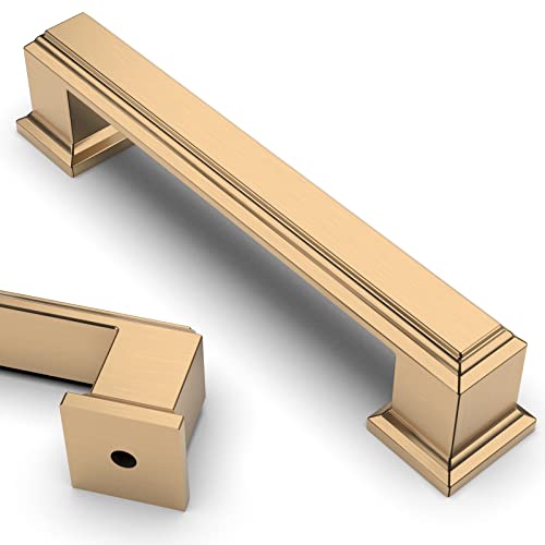 Asidrama 20 Pack 3.75 inch Champagne Bronze Kitchen Cabinet Handles - color: Champagne Bronze, size: 3.75" Hole Center(96mm)