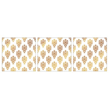 Gold Foil Rub on Transfer for Furniture DTF Transfers for Wood Drawer Decor, Baroque Damask - style: Baroque,Damask
