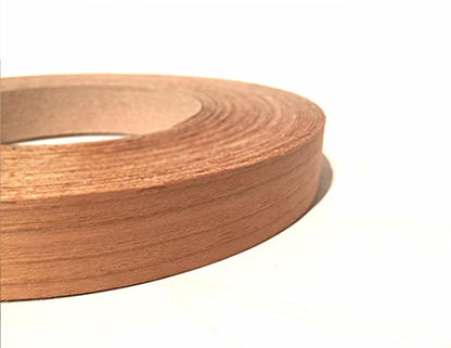 Edge Supply Cherry 1-1/2 in x 25 ft Roll – Pre-Glued Iron-On Wood Veneer Tape – Wood Veneer Edge Banding Tape with Hot Melt Adhesive, Smooth Sanded Finish Ideal for Furniture & DIY, Made in USA - color: Cherry, size: 1-1/2 in x 25 ft