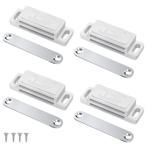 Door Magnet Latch Jiayi Cupboard Magnetic Wardrobe Catch - color: White