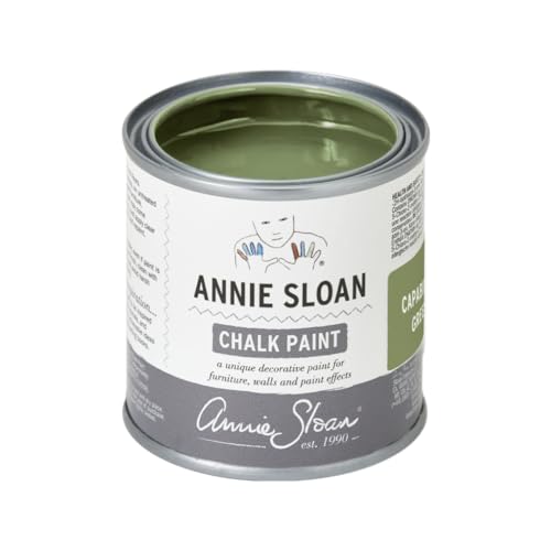 Annie Sloan Chalk Paint® (Capability Green, 120 ml/4.06 Fl Oz) a unique decorative paint for furniture, cabinets and home décor with no sanding or priming - color: Capability Green, size: 4 Fl Oz (Pack of 1)